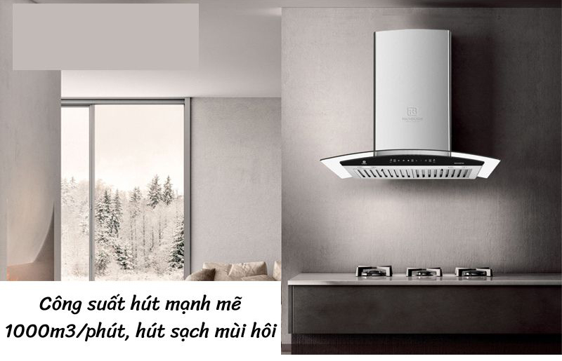 Máy hút khói khử mùi Richborn RHA70GHMB - Hàng chính hãng