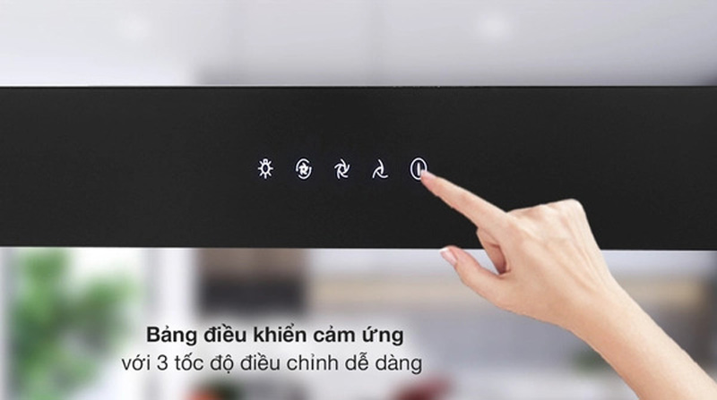 Máy hút mùi kính cong Richborn RHA70GHMB - Hàng chính hãng