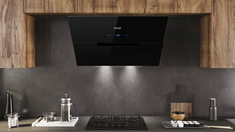 Máy hút mùi kính vát Spelier SP-728A - Hàng chính hãng