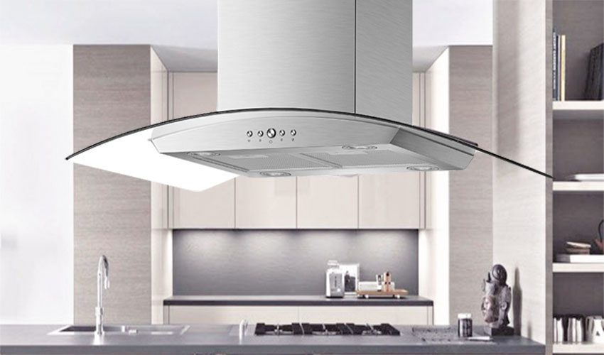 Máy hút mùi treo độc lập Faster ISLAND 6688 - Hàng chính hãng