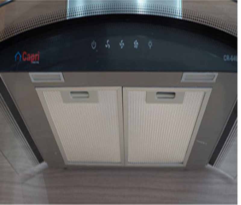 Máy hút mùi kính cong Capri CR-646H - Hàng chính hãng