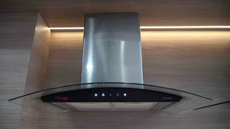 Máy hút mùi kính cong Capri CR-646H - Hàng chính hãng