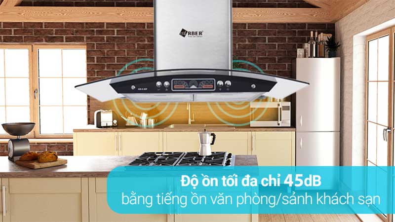 Máy hút mùi tum kính Arber AB-7000F - Hàng chính hãng