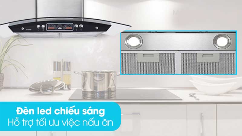 Máy hút mùi tum kính Arber AB-9000F - Hàng chính hãng