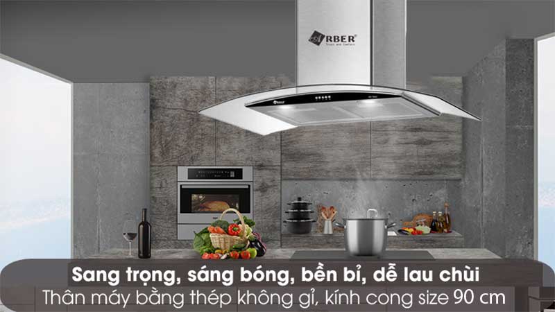 Máy hút mùi tum kính Arber AB-TM02-9 - Hàng chính hãng