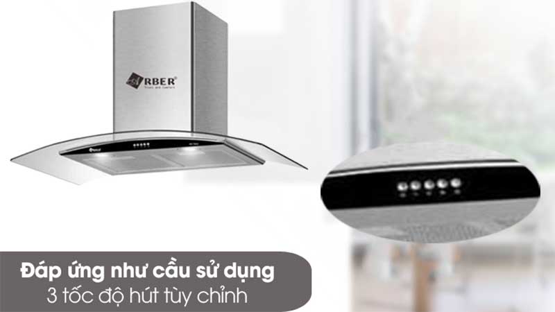 Máy hút mùi tum kính Arber AB-TM02-9 - Hàng chính hãng