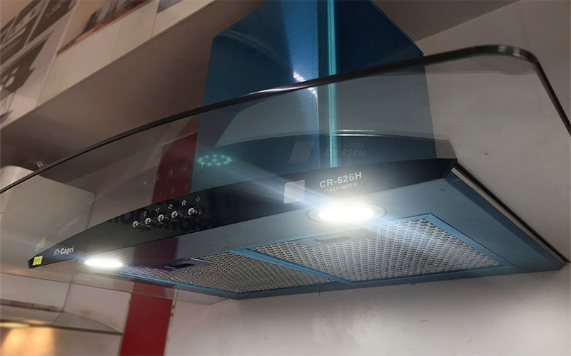 Máy hút mùi tum kính Capri CR-626H - Hàng chính hãng