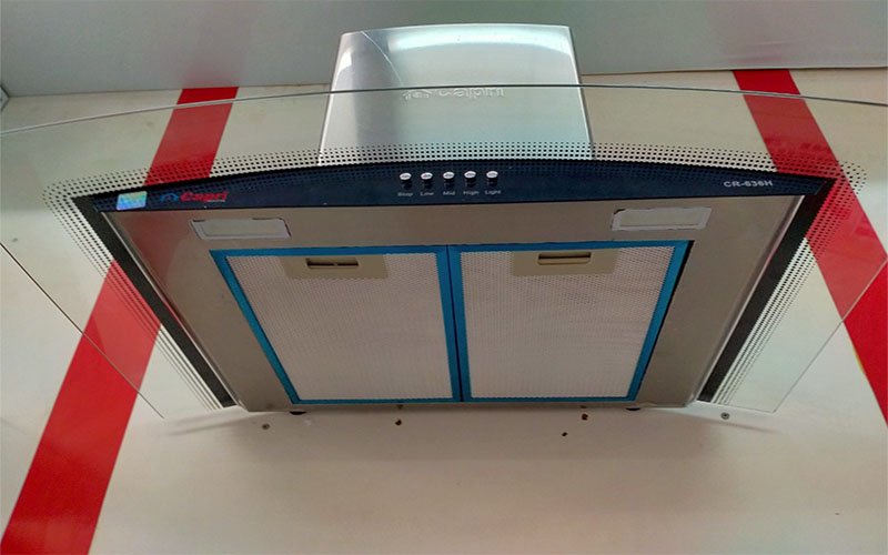 Máy hút mùi tum kính Capri CR-636H - Hàng chính hãng