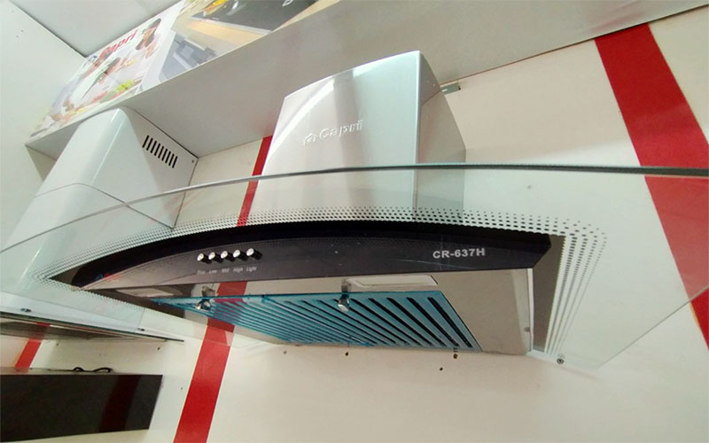 Máy hút mùi tum kính Capri CR-637H  - Hàng chính hãng