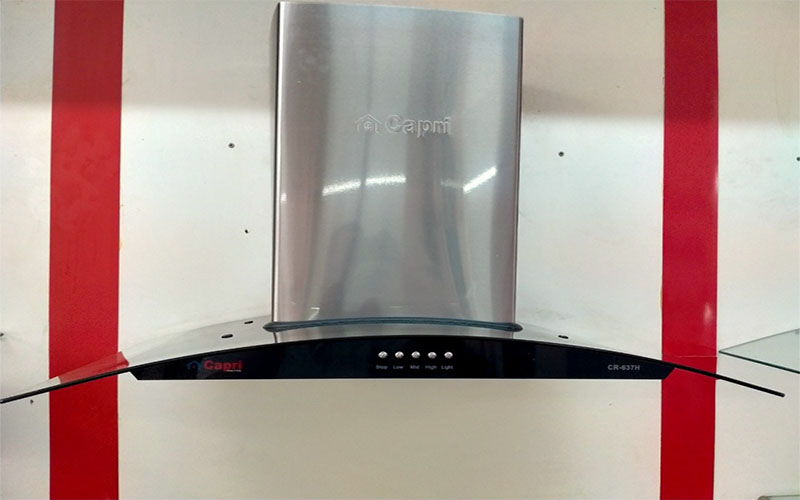Máy hút mùi tum kính Capri CR-637H  - Hàng chính hãng