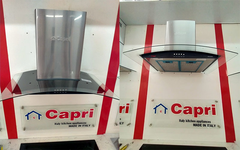 Máy hút mùi tum kính Capri CR-638H - Hàng chính hãng