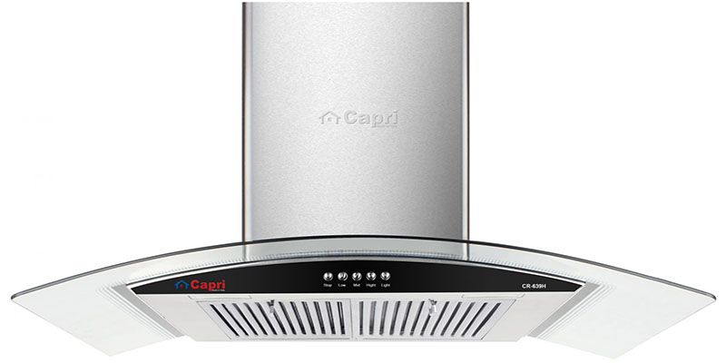 Máy hút mùi tum kính Capri CR-639H - Hàng chính hãng