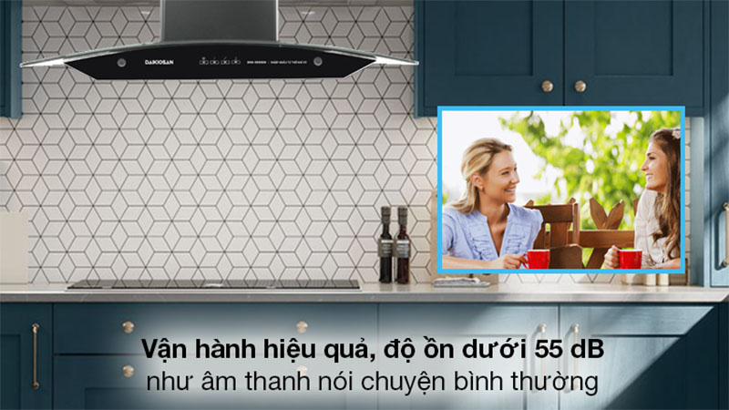 Độ ồn của Máy hút mùi tum kính Daikiosan DKH-000009