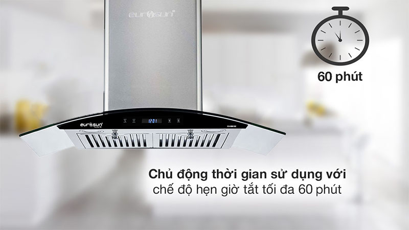 Máy hút mùi tum kính Eurosun EH-90K15E - Hàng chính hãng