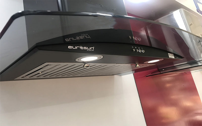 Máy hút mùi tum kính Eurosun EH-90K21B - Hàng chính hãng