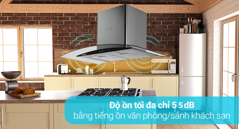 Máy hút mùi tum kính Giovani GH-7501EG - Hàng chính hãng