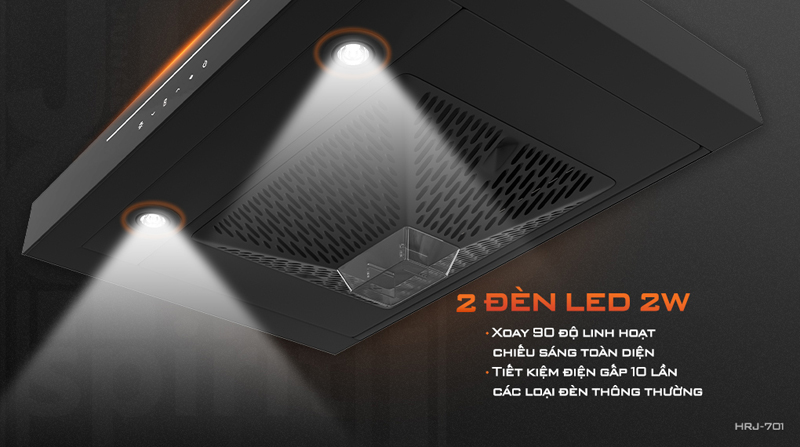 Máy hút mùi áp tường Junger HRJ-701 - Hàng chính hãng