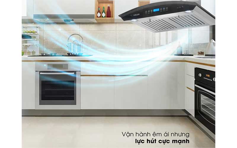 Máy hút mùi tum kính Kieler KL-T701