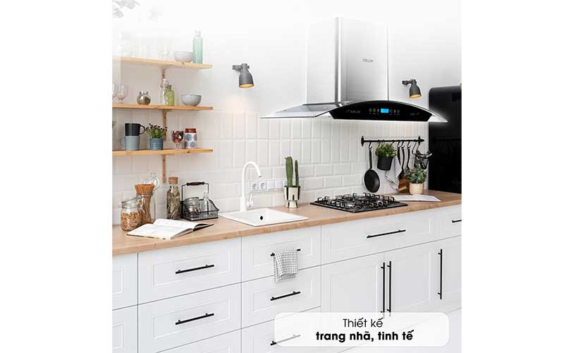 Máy hút mùi tum kính Kieler KL-T903 - Hàng chính hãng