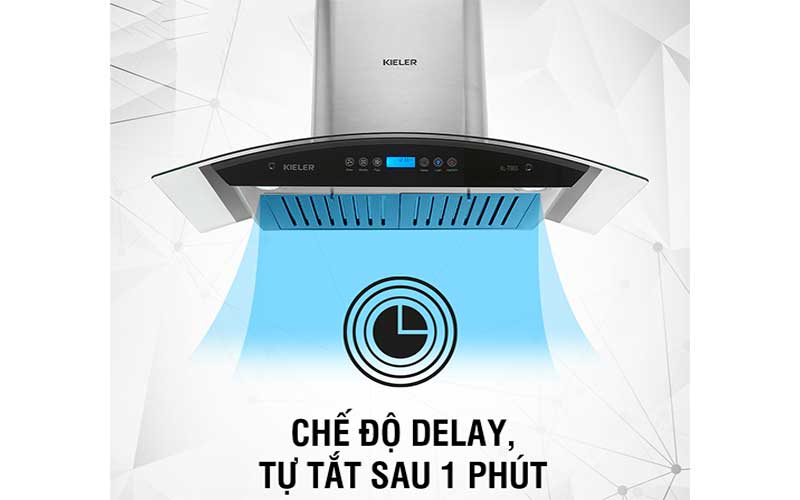 Máy hút mùi tum kính Kieler KL-T903 - Hàng chính hãng