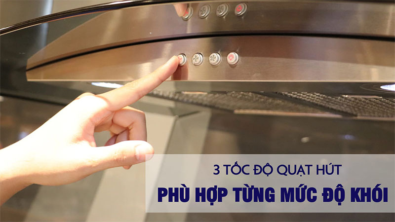 Máy hút mùi tum kính Malloca MC-750E - Hàng chính hãng