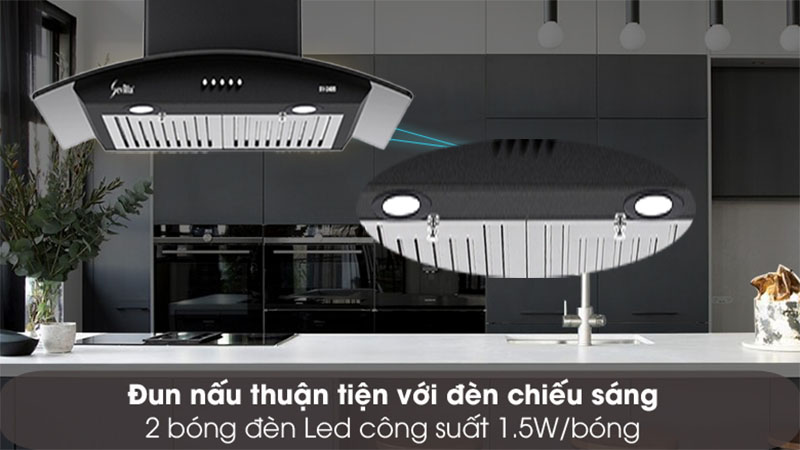 Đèn chiếu sáng của Máy hút mùi tum kính Sevilla SV-240B