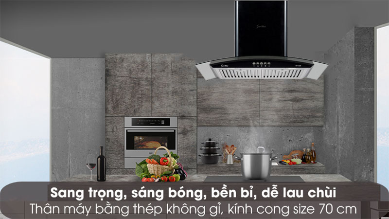 Thiết kế của Máy hút mùi tum kính Sevilla SV-328