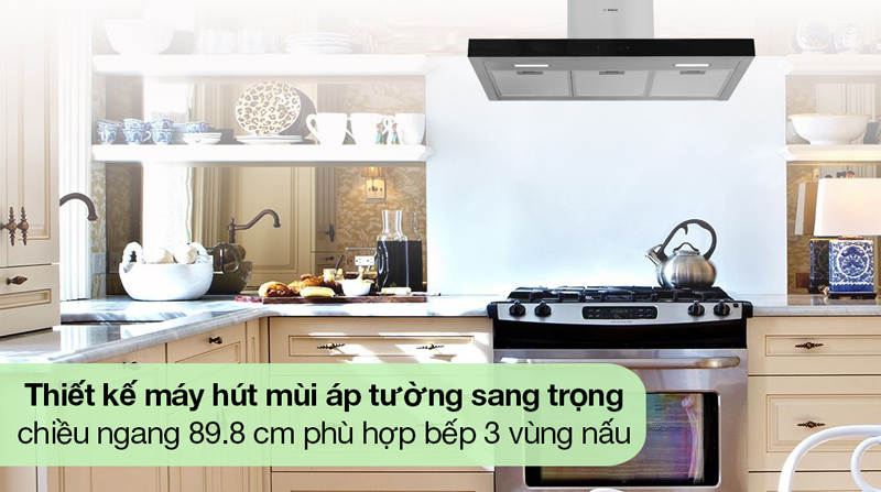 Máy hút khói khử mùi Bosch DWBM98G50B - Hàng chính hãng