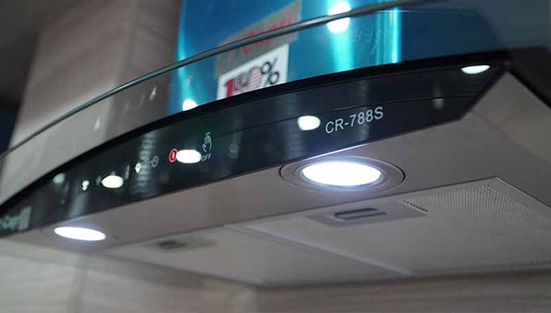 Máy hút khói khử mùi Capri CR-788S - Hàng chính hãng