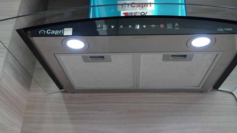 Máy hút khói khử mùi Capri CR-788S - Hàng chính hãng