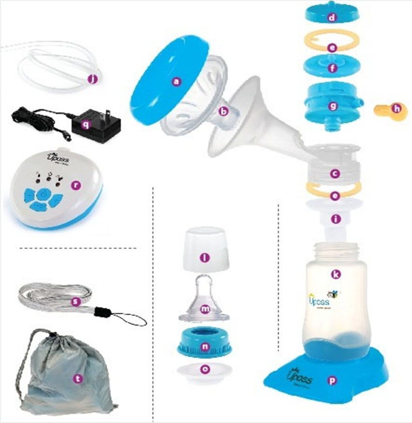 Máy hút sữa điện có mát xa Upass UP1642 - Hàng chính hãng