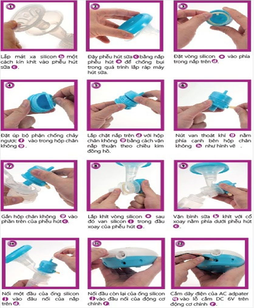 Máy hút sữa điện có mát xa Upass UP1642 - Hàng chính hãng