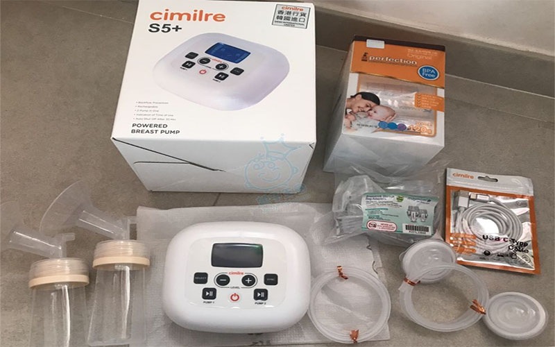 Máy hút sữa điện đôi Cimilre S5+ - Hàng chính hãng