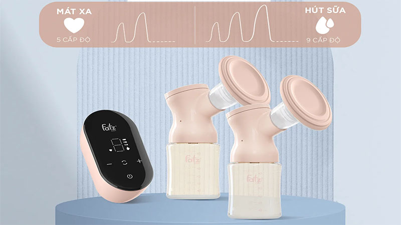 Máy hút sữa điện đôi Fatzbaby Chorus 2 Plus FB1184MX - Hàng chính hãng