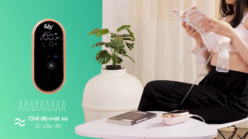 Máy hút sữa điện đôi Resonance 5 Plus Fatzbaby FB1181VN - Hàng chính hãng