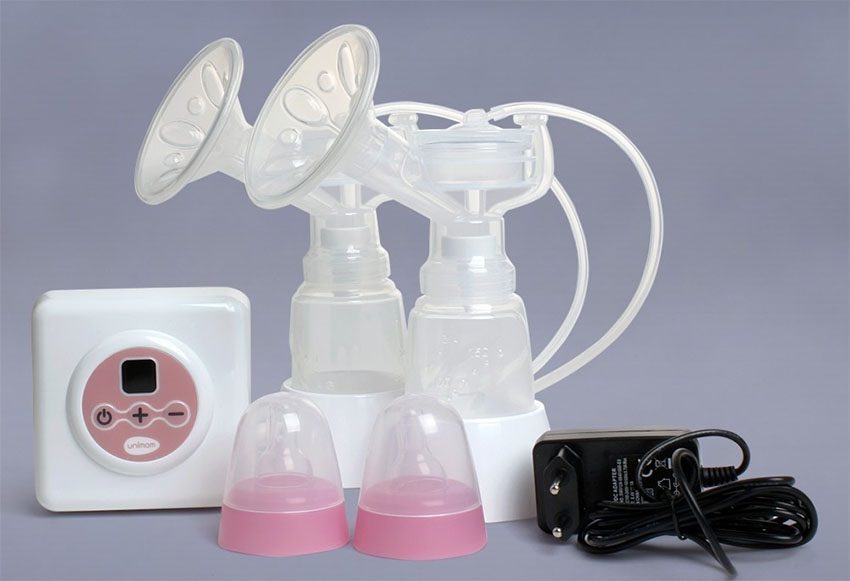 Máy hút sữa điện đôi Unimom Premium Allegro UM872002 - Hàng chính hãng