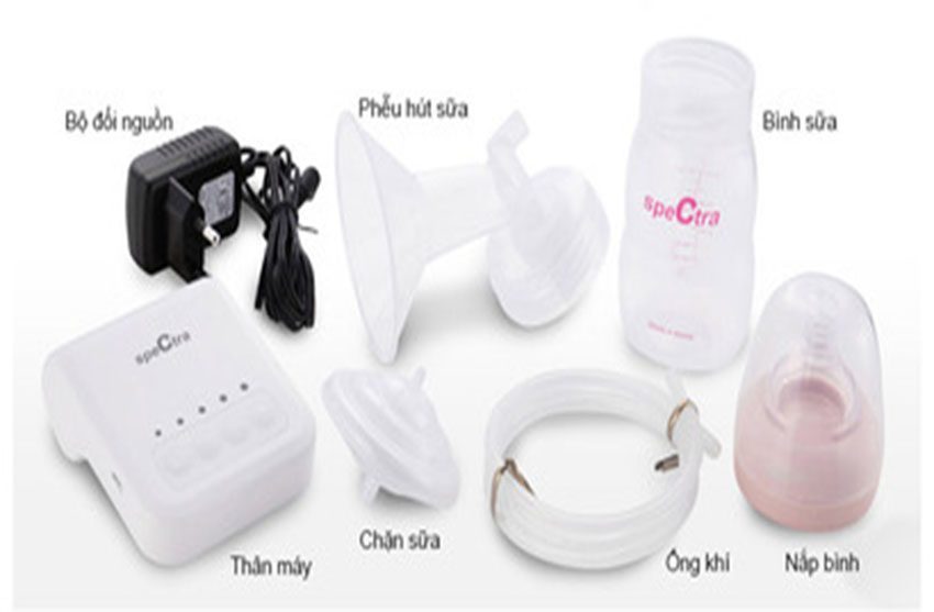 Chi tiết của máy hút sữa điện đơn Spectra Q