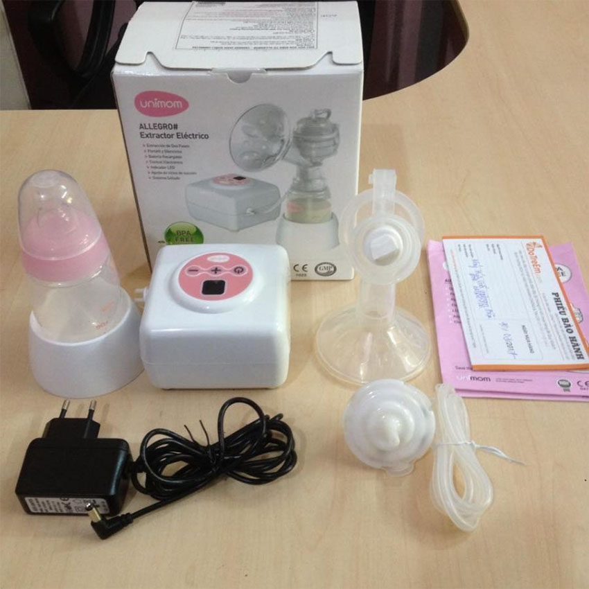 Máy hút sữa điện đơn Unimom Allegro UM880106 - Hàng chính hãng