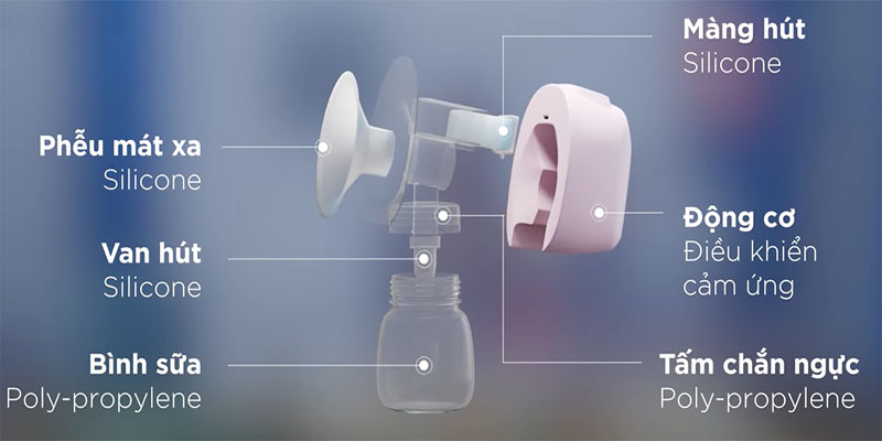 Máy hút sữa điện rảnh tay Freemax 14 Fatzbaby FB1252MX - Hàng chính hãng