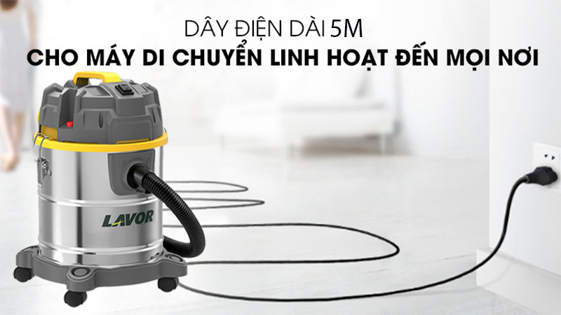Máy hút thổi bụi khô và ướt Lavor Dozzy 20XS - Hàng chính hãng