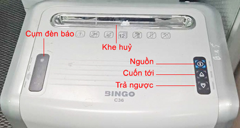 Máy hủy tài liệu Bingo C36 - Hàng chính hãng
