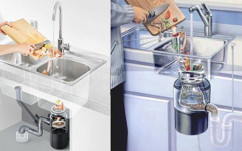 Máy hủy rác Kaff KF-BWD05 - Hàng chính hãng