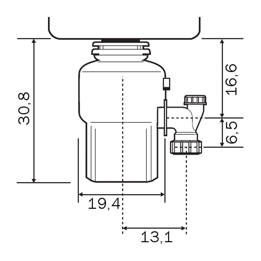 Máy hủy rác Teka TR 50.3 - Hàng chính hãng