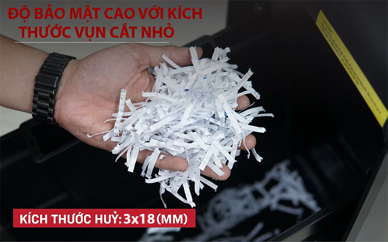 Máy hủy tài liệu LBA P-13CD - Hàng chính hãng