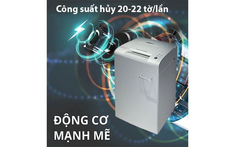 Máy hủy tài liệu LBA P-22CD - Hàng chính hãng
