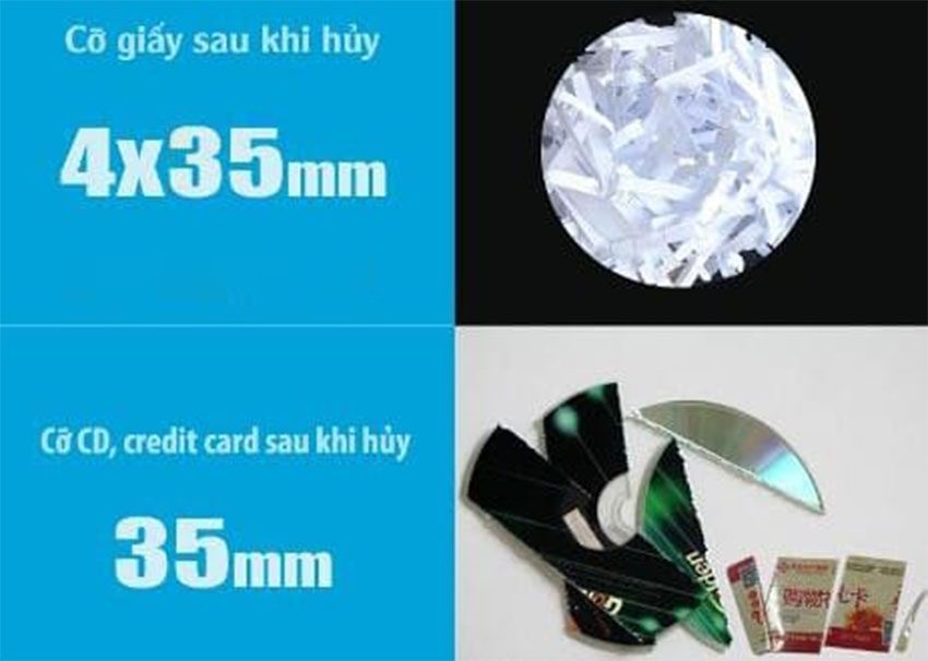 Máy hủy tài liệu Nikatei PS-400C - Hàng chính hãng