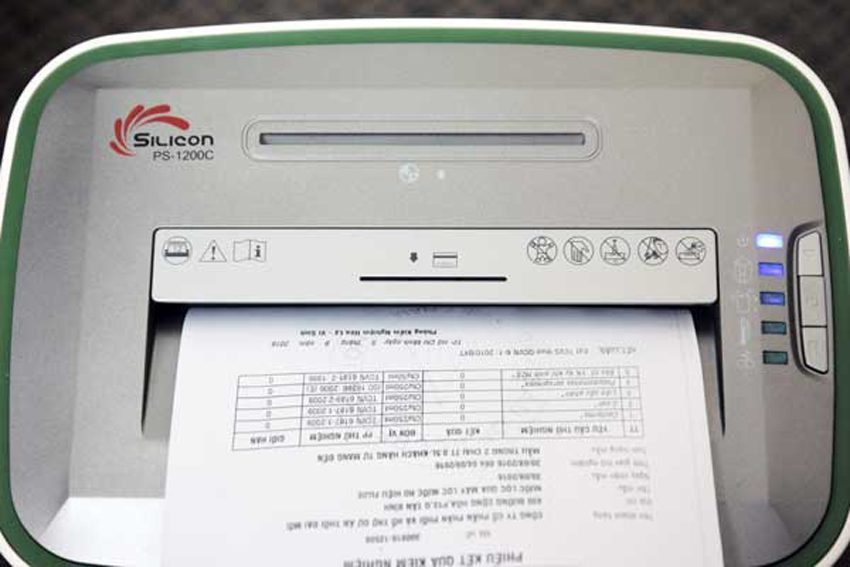 Máy hủy tài liệu Silicon PS-1200C - Hàng chính hãng