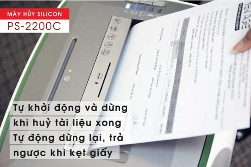 Ưu điểm của máy hủy tài liệu Silicon PS-2200C