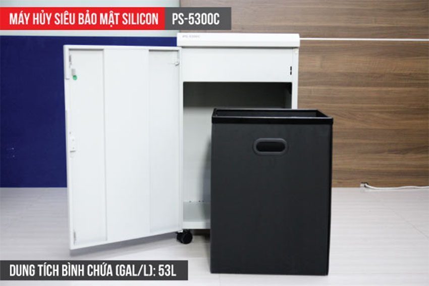 Máy hủy tài liệu Silicon PS-5300C - Hàng chính hãng