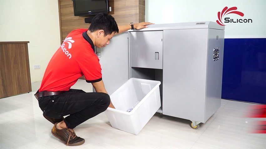 Máy hủy tài liệu Silicon PS-5800C - Hàng chính hãng